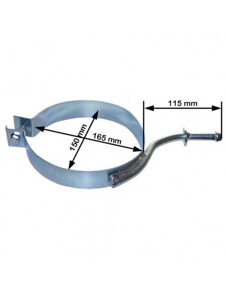 Sangle d'échappement Citroen BERLINGO Peugeot PARTNER 1.6 HDI (05-15) Sangle d'échappement Citroen BERLINGO Peugeot PARTNER 1.6 HDI (05-15)