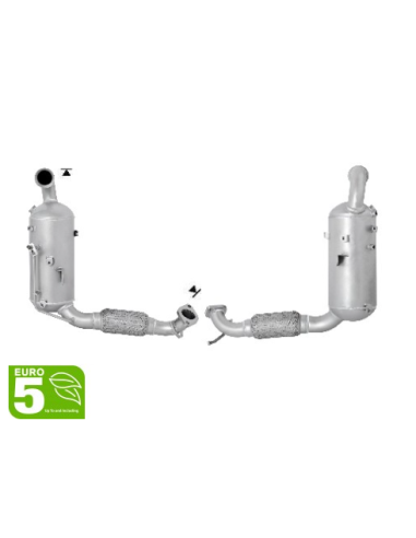 FAP - Filtre à Particules Ford FIESTA 1.4 TDCI DPF (10-12) EURO 5