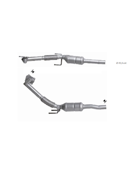 Catalyseur CORDOBA IBIZA FABIA ROOMSTER POLO 1.4 TDI (05-10)