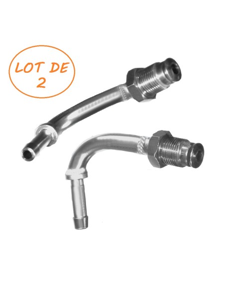 Lot de 2 Tuyaux de pression FAP AV / AR Renault LAGUNA 2.0 Dci (07-12) EURO 4