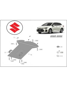 Plaque de protection Antivol Catalyseur Suzuki SWACE (20-) EURO 6
