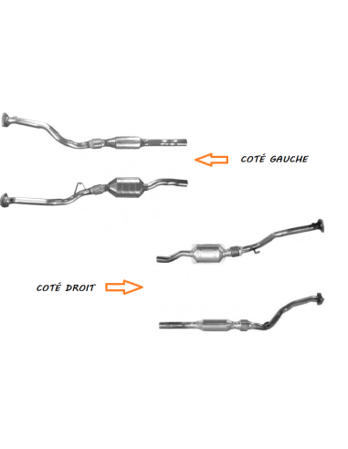 2 Catalyseurs G +D Audi A4 A6 Volkswagen PASSAT 2.4i 2.6i 2.8i (94-01)