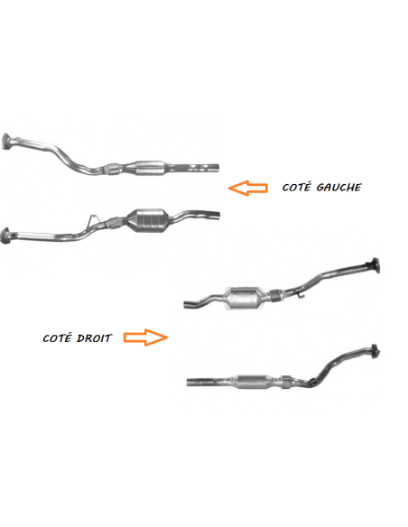 2 Catalyseurs G +D Audi A4 A6 Volkswagen PASSAT 2.4i 2.6i 2.8i (94-01) 2 Catalyseurs G +D Audi A4 A6 Volkswagen PASSAT 2.4i 2.6i 2.8i (94-01)