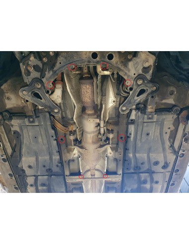 Plaque de protection Antivol Catalyseur TOYOTA COROLLA (07-12)