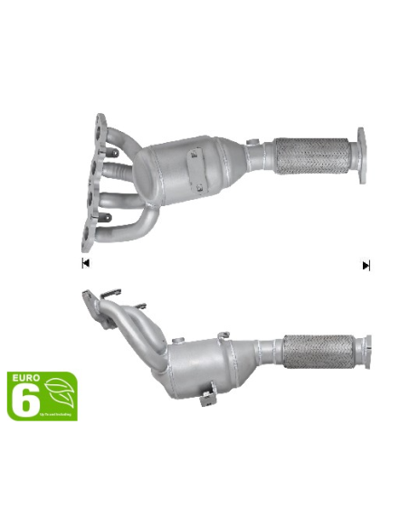 Catalyseur Ford KA + 1.2i TI-VCT 16V (16-) EURO 6 Catalyseur Ford KA + 1.2i TI-VCT 16V (16-) EURO 6