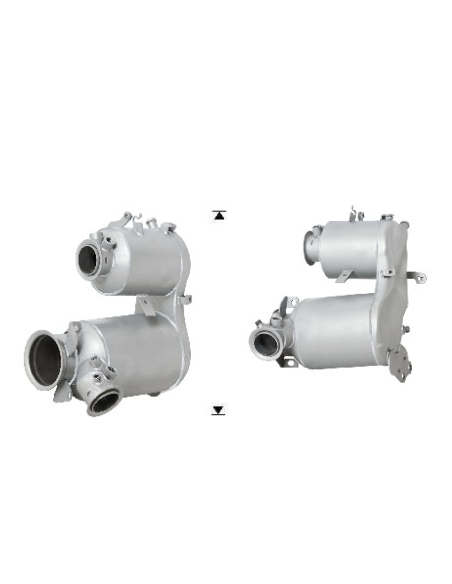 Catalyseur + Filtre à particules A3 LEON OCTAVIA GOLF VII 1.6 TD DPF (12-15) EURO 5 Catalyseur + Filtre à particules A3 LEON OCTAVIA GOLF VII 1.6 TD DPF (12-15) EURO 5