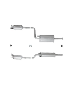 Filtre à particules + Silencieux intermédiaire RENAULT ESPACE 2.0 TD DCI (10-15) EURO 5