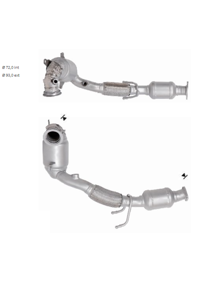 Catalyseur Seat ARONA IBIZA Skoda KAMIQ SCALA 1.0i 12V (17-20) EURO 6