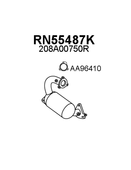 Catalyseur Renault MEGANE III 2.0 Tce 16V (08-) EURO 5