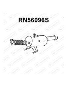 FAP - Catalyseur + Filtre à Particules Nissan NV400 Opel MOVANO B Renault MASTER III 2.3 Dci 16V (10-) -CS- EURO 6