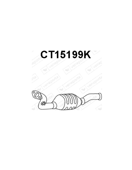 Catalyseur Citroen EVASION SYNERGIE Fiat ULYSSE Lancia ZETA Peugeot 806 2.0 turbo 8V (94-02)