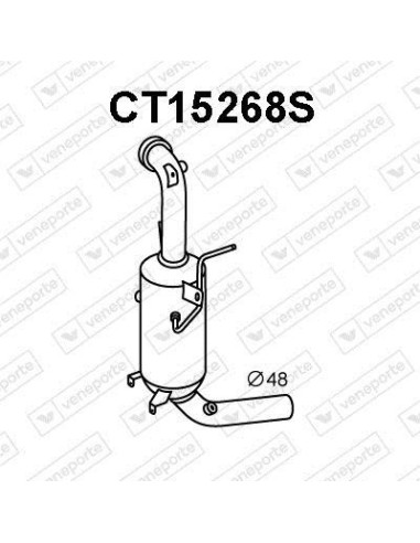 FAP - Catalyseur + Filtre à Particules MITO NEMO MUSA YPSILON COMBO BIPPER SWIFT 1.3 (09-) -CS- EURO 5