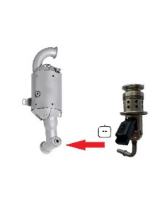 Catalyseur Peugeot 208 2008 3008 301 308 508 5008 EXPERT PARTNER TEPEE RIFTER TRAVELLER 1.6TD HDI BLUE FAP (13-) EURO 6