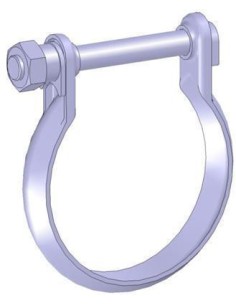 Collier Echappement en Cone Diametre 80mm