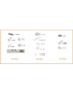 Kit de montage pour Plaque de protection Antivol Catalyseur