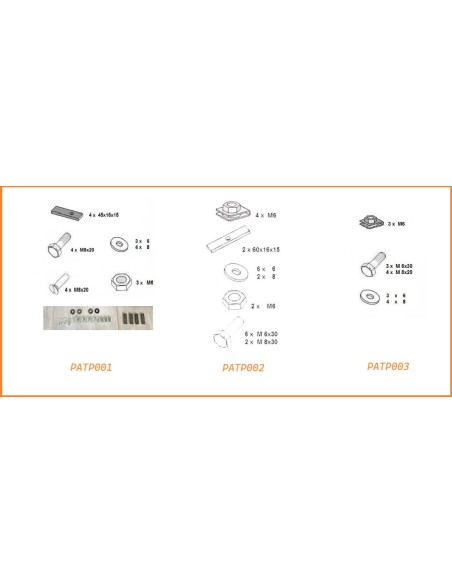 Kit de montage pour Plaque de protection Antivol Catalyseur Kit de montage pour Plaque de protection Antivol Catalyseur