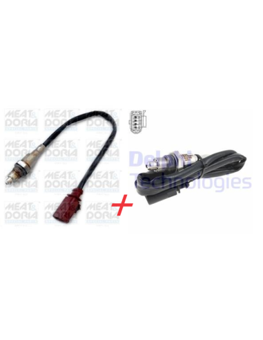 Lot 2 Sondes Lambda IBIZA TOLEDO RAPID FABIA POLO 1.2 TSi (14-)