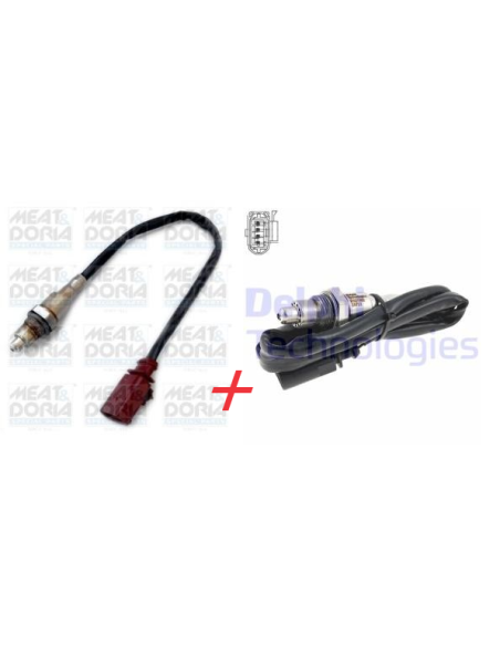 Lot 2 Sondes Lambda IBIZA TOLEDO RAPID FABIA POLO 1.2 TSi (14-) Lot 2 Sondes Lambda IBIZA TOLEDO RAPID FABIA POLO 1.2 TSi (14-)