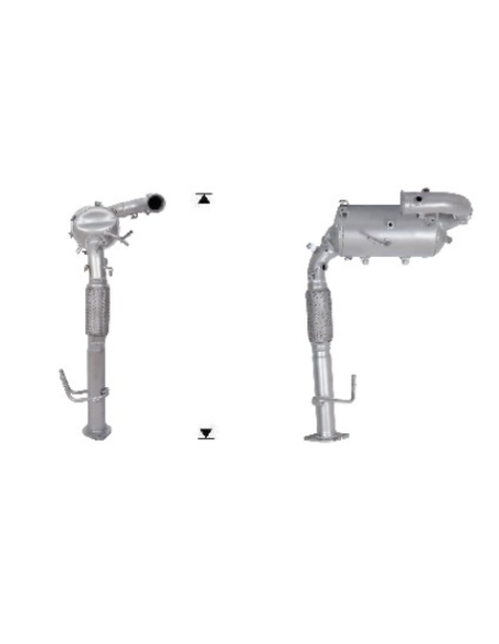 FAP - Catalyseur + Filtre à Particules FORD GALAXY S-MAX 2.0 TD TDCi (15-16)