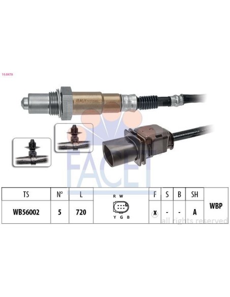 1 Sonde Lambda C4 DS3 207 308 1.4i 1.6i 1 Sonde Lambda C4 DS3 207 308 1.4i 1.6i