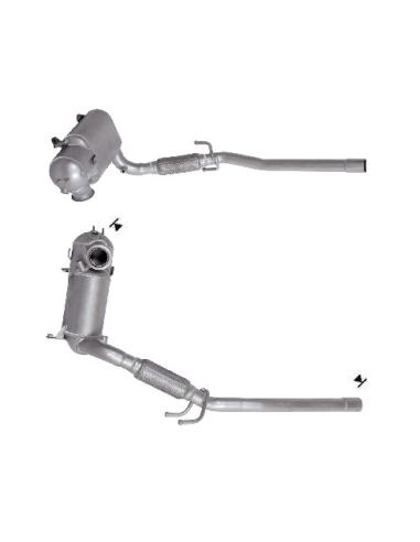 FAP - Catalyseur + Filtre à Particules A1 IBIZA FABIA RAPID ROOMSTER POLO 1.6 TDi (10-15) -CS- EURO 5