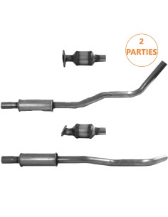 Catalyseur + Silencieux intermédiaire Hyundai i20 1.0 G-TDI (15-) EURO 6