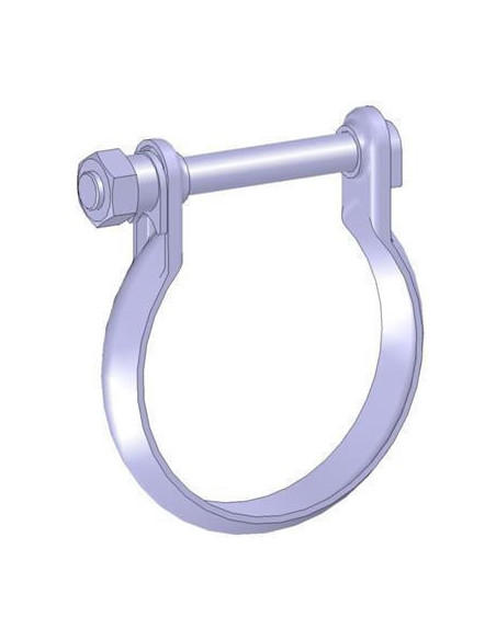 Lot x10 Colliers Echappement en Cone double bride Diametre 67mm