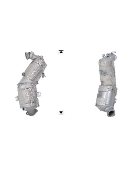 FAP - Catalyseur + Filtre à Particules Fiat 500X DOBLO FIORINO QUBO TIPO 1.3 TD (16-) EURO 6