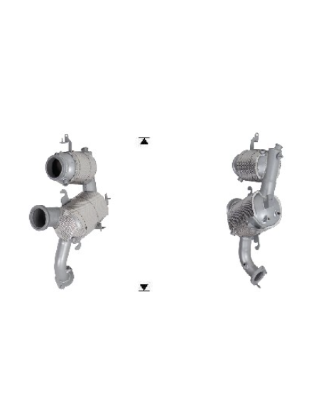 FAP - Catalyseur + Filtre à Particules TONALE COMPASS RENEGADE 500X DOBLO TIPO 1.6 TD (19-) EURO 6
