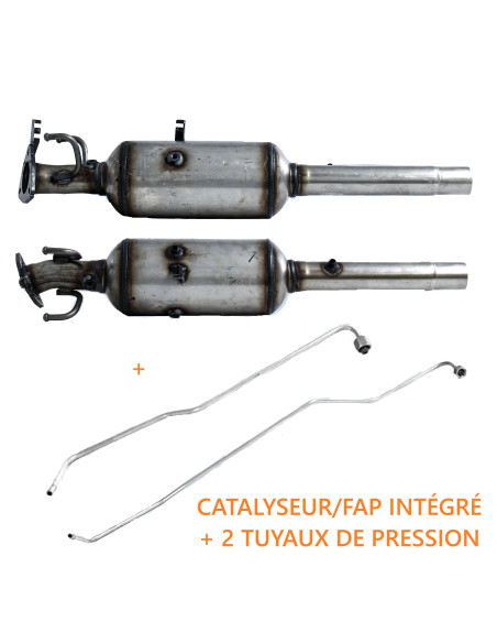 LOT Catalyseur / FAP + Tuyaux de pression RELAY JUMPER BOXER 2.2HDi (11-15) EURO 5 LOT Catalyseur / FAP + Tuyaux de pression RELAY JUMPER BOXER 2.2HDi (11-15) EURO 5