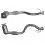 Pré-Catalyseur A3 OCTAVIA EOS GOLF V JETTA TOURAN 1.4i 1.6 Fsi 16V (04-08)