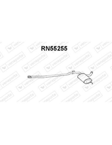 Silencieux avant Renault 21 R21 2.1D (89-94) DESTOCKAGE