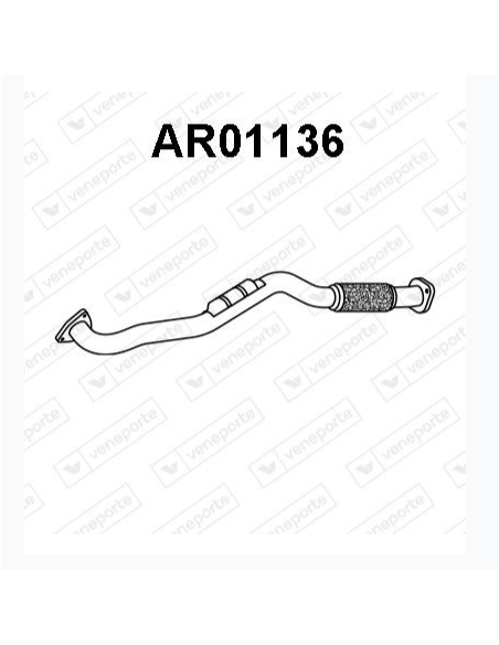 Tuyau d'échappement avant Alfa Romeo GT 156 147 1.9 JTD (01-10) DESTOCKAGE