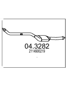 Catalyseur Mercedes E200TD E220TD CDi Serie 211 ARRIERE (02-06) DESTOCKAGE