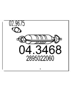 Catalyseur Hyundai ACCENT 1.3i 1.5i (94-99) DESTOCKAGE