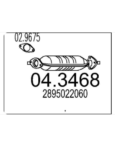 Catalyseur Hyundai ACCENT 1.3i 1.5i (94-99) DESTOCKAGE
