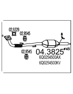 Catalyseur CORDOBA IBIZA FABIA POLO 1.4i 16V (01-09) DESTOCKAGE