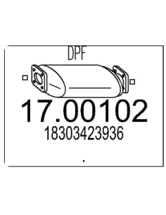 FAP - Filtre à Particules BMW 520D X3 2.0 (04-07) EURO 4 DESTOCKAGE