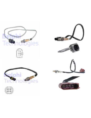 Lot 4 Sondes lambda BMW 1 3 5 6 7 Z4 X1 X3 (04-13)